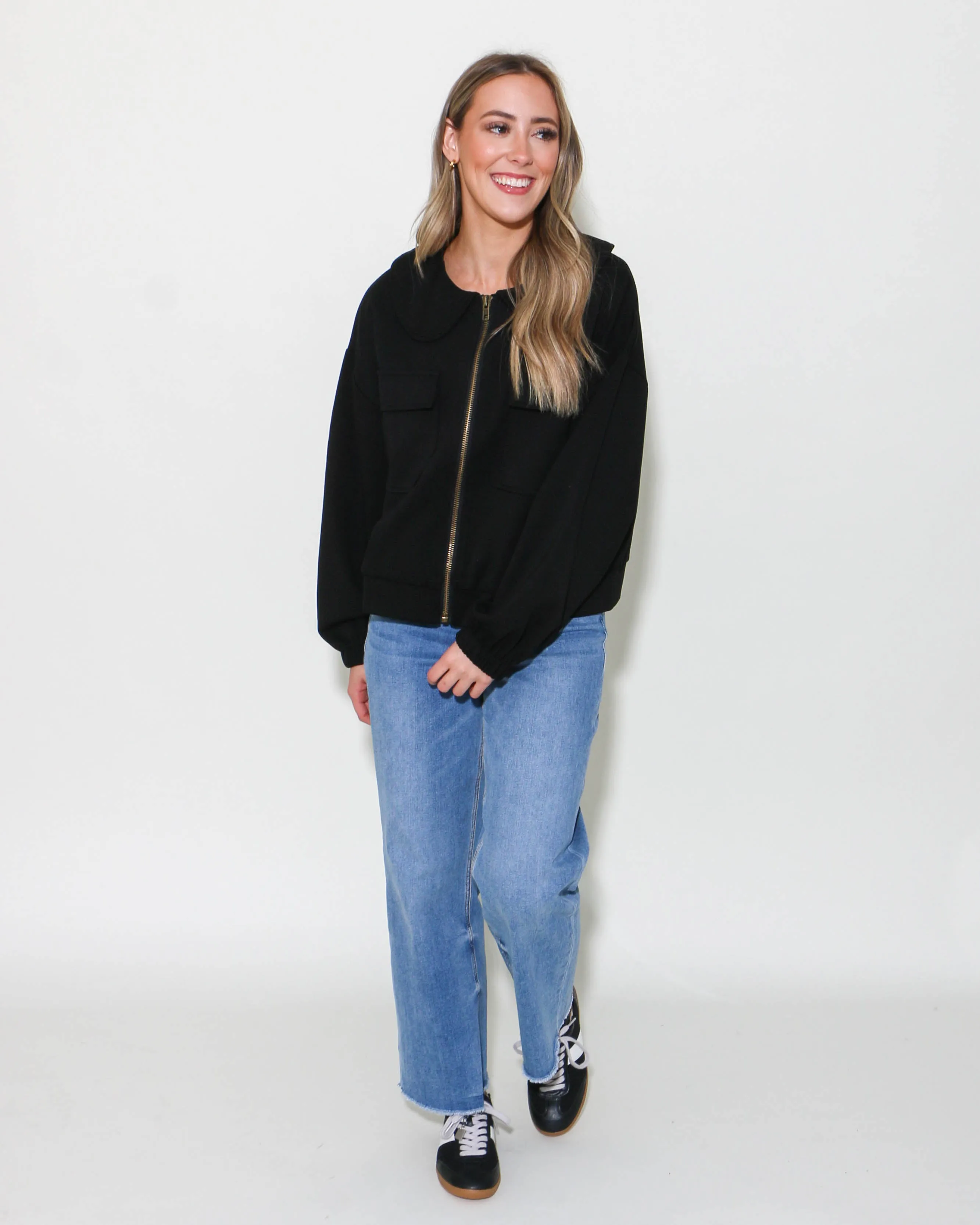 Solid Long Sleeve Jacket