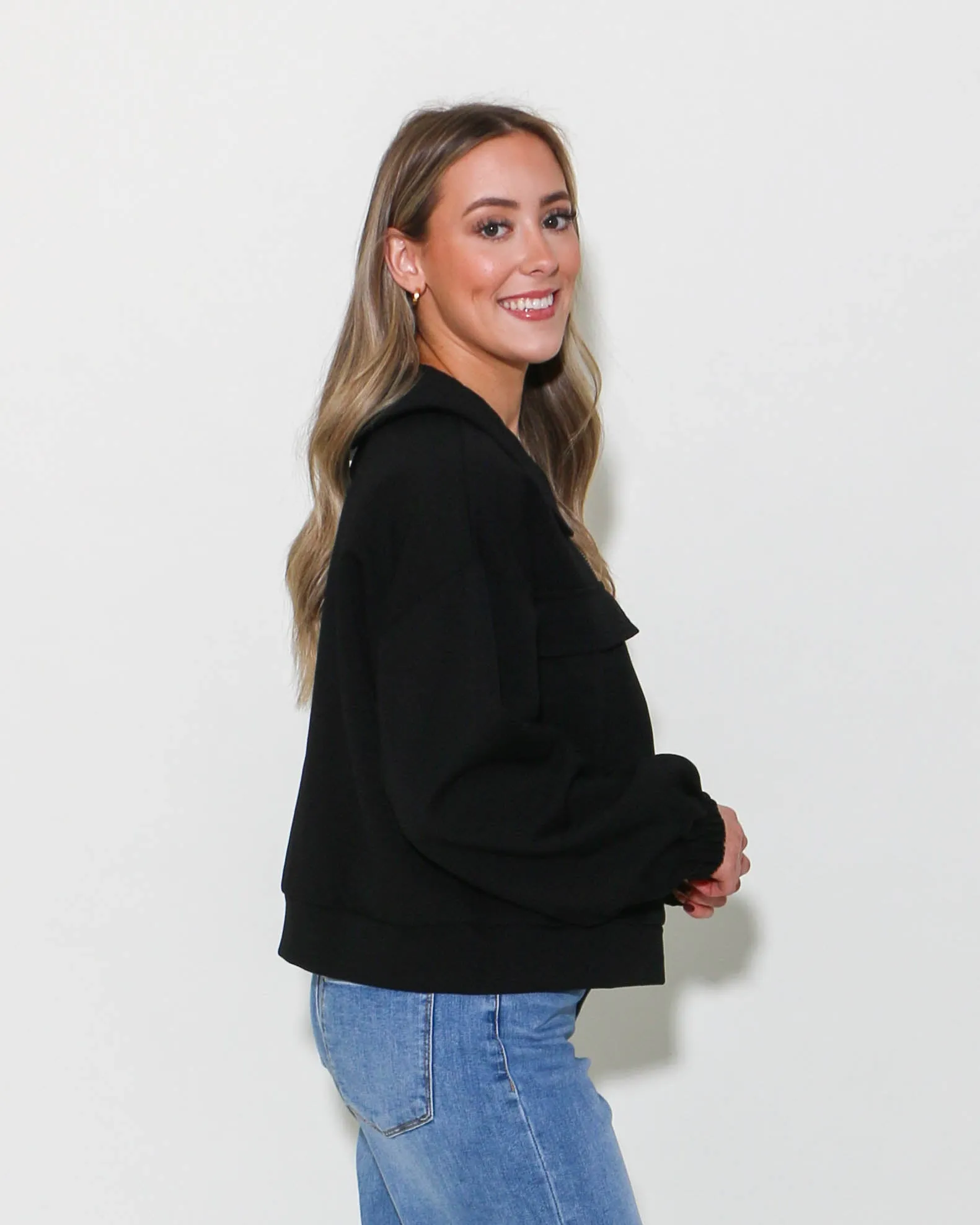 Solid Long Sleeve Jacket