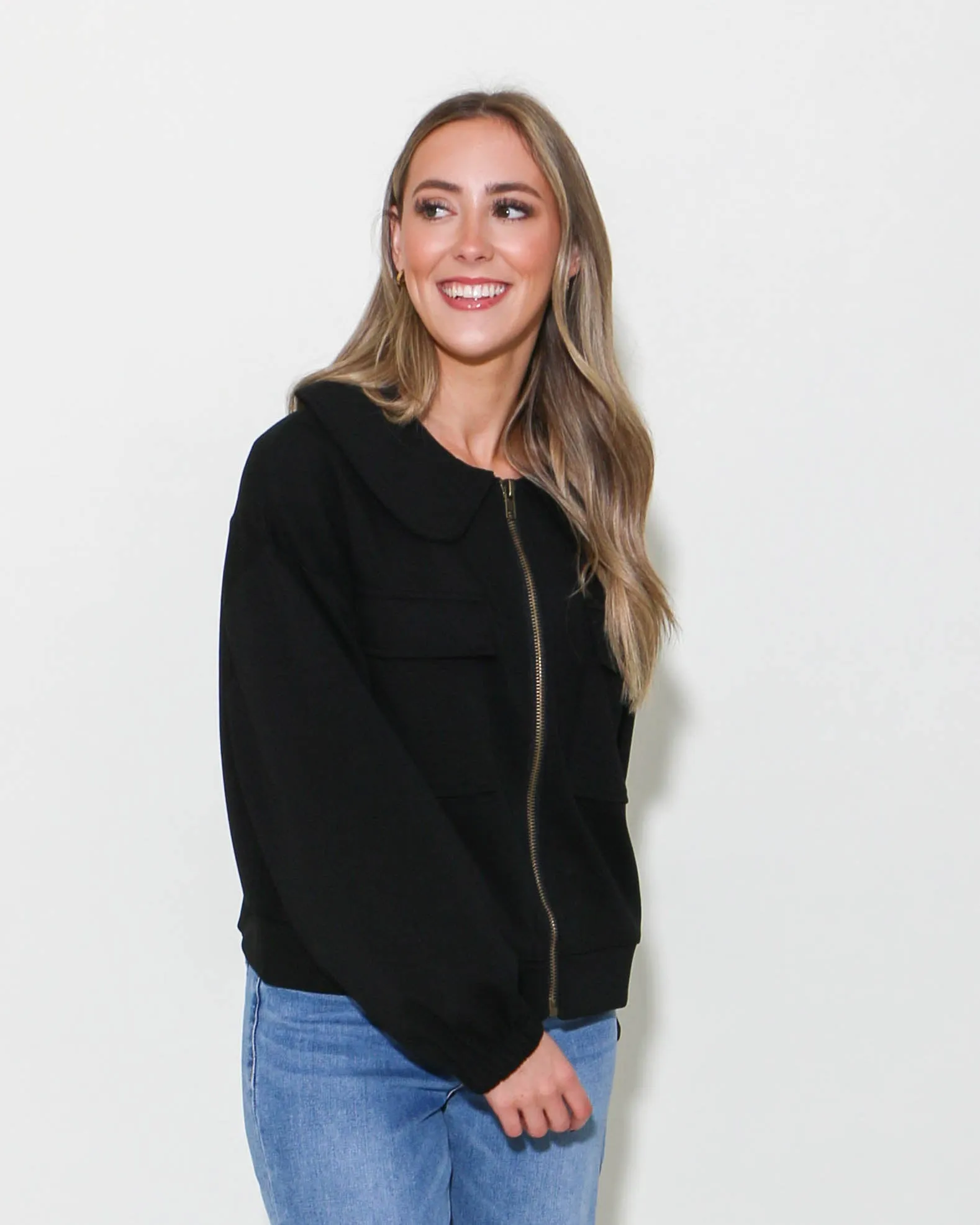 Solid Long Sleeve Jacket
