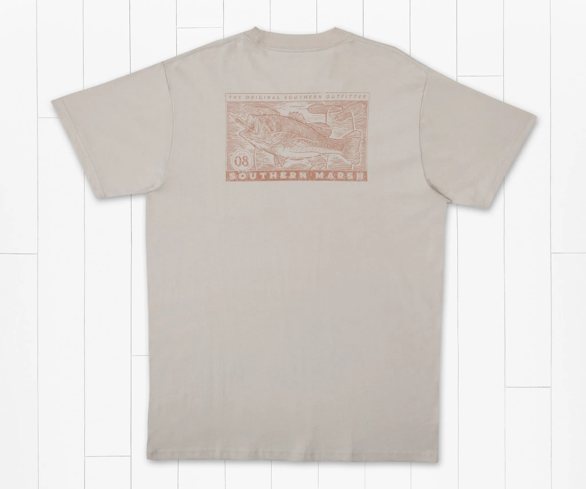 Southern Marsh Etched Bass Tee