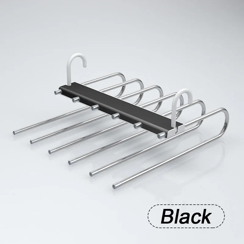 Space-Saving Multiple Trouser Hanger