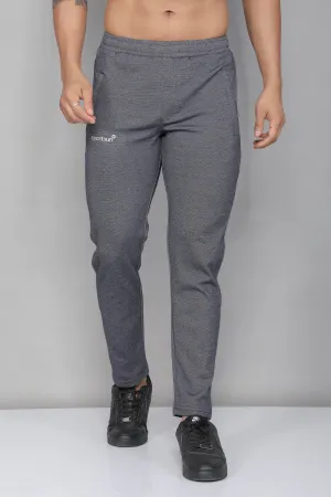 Sport Sun Active Cotton Navy Milange Track Pant for Men