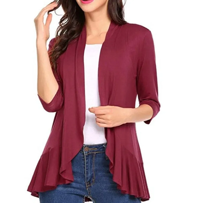 Spring Autumn Office Lady Coverup