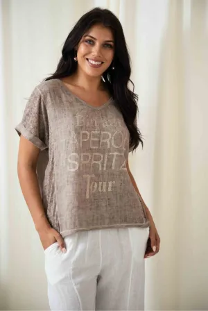 Spritz Embellished Top | Mud