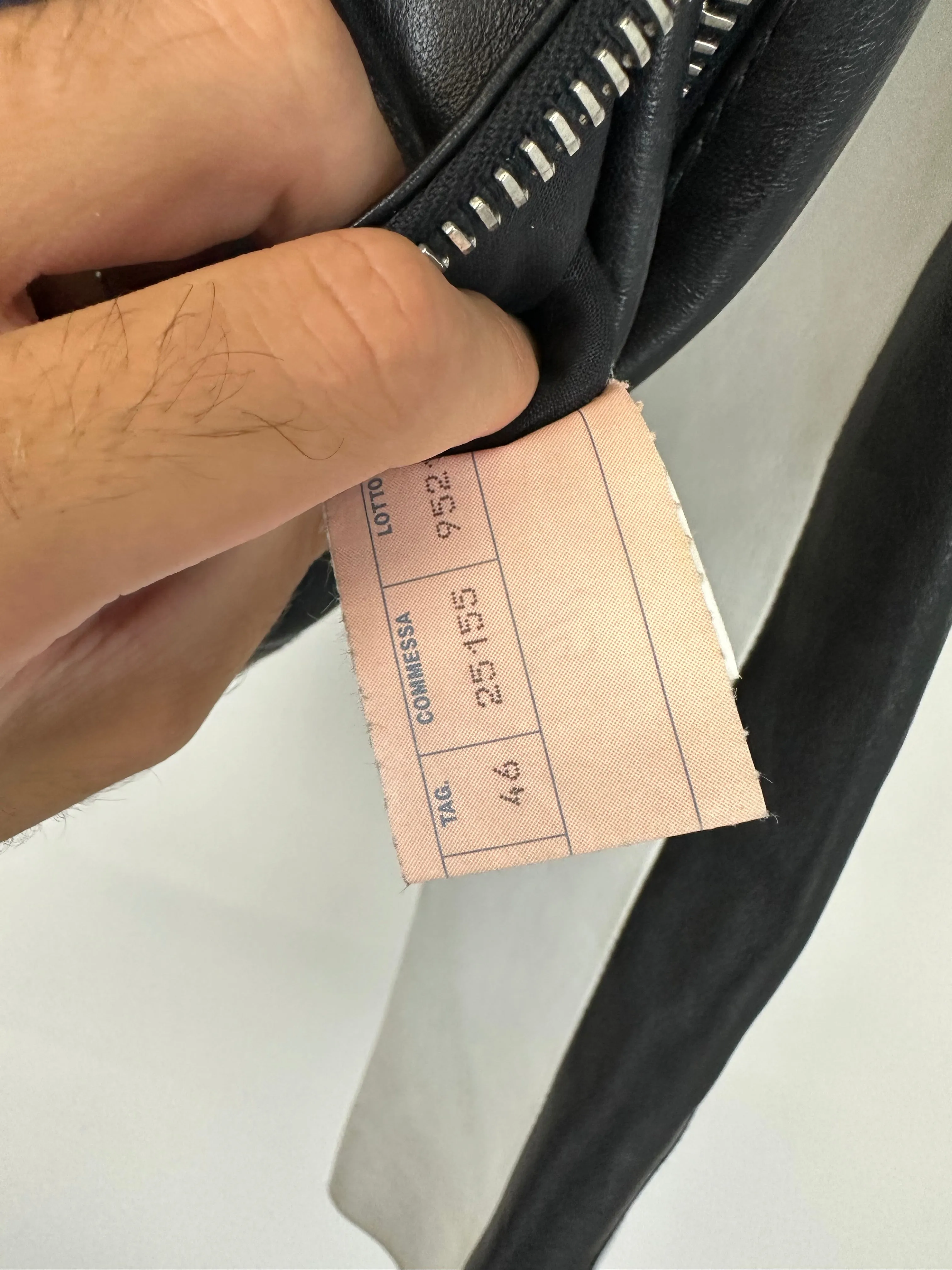 SS2001 Dolce & Gabbana biker Leather Jacket
