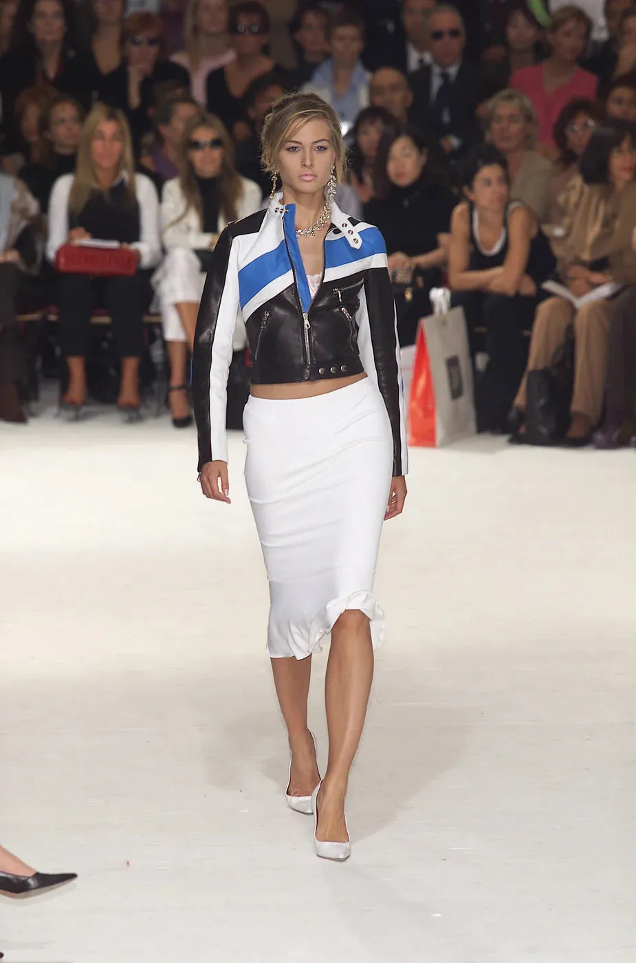 SS2001 Dolce & Gabbana biker Leather Jacket