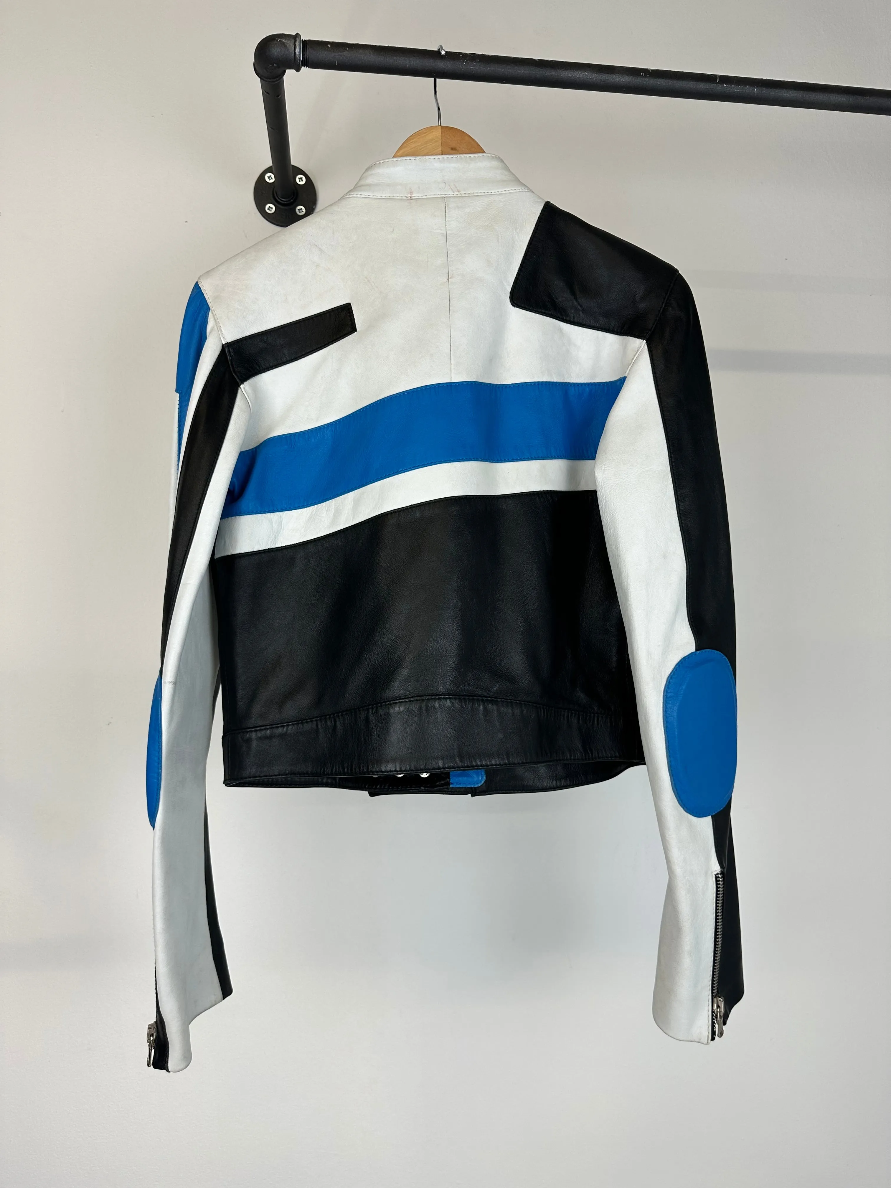 SS2001 Dolce & Gabbana biker Leather Jacket