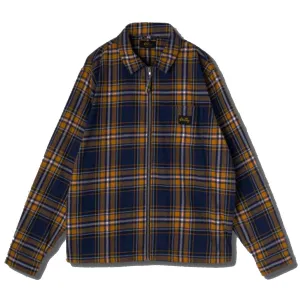 Stan Ray Zip Shirt Navy Plaid