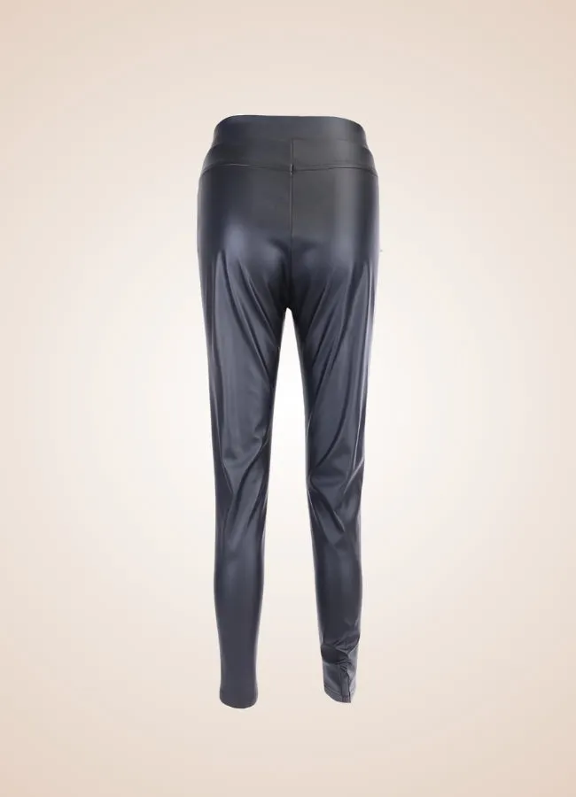 Steampunk Skinny Lace Up Pants