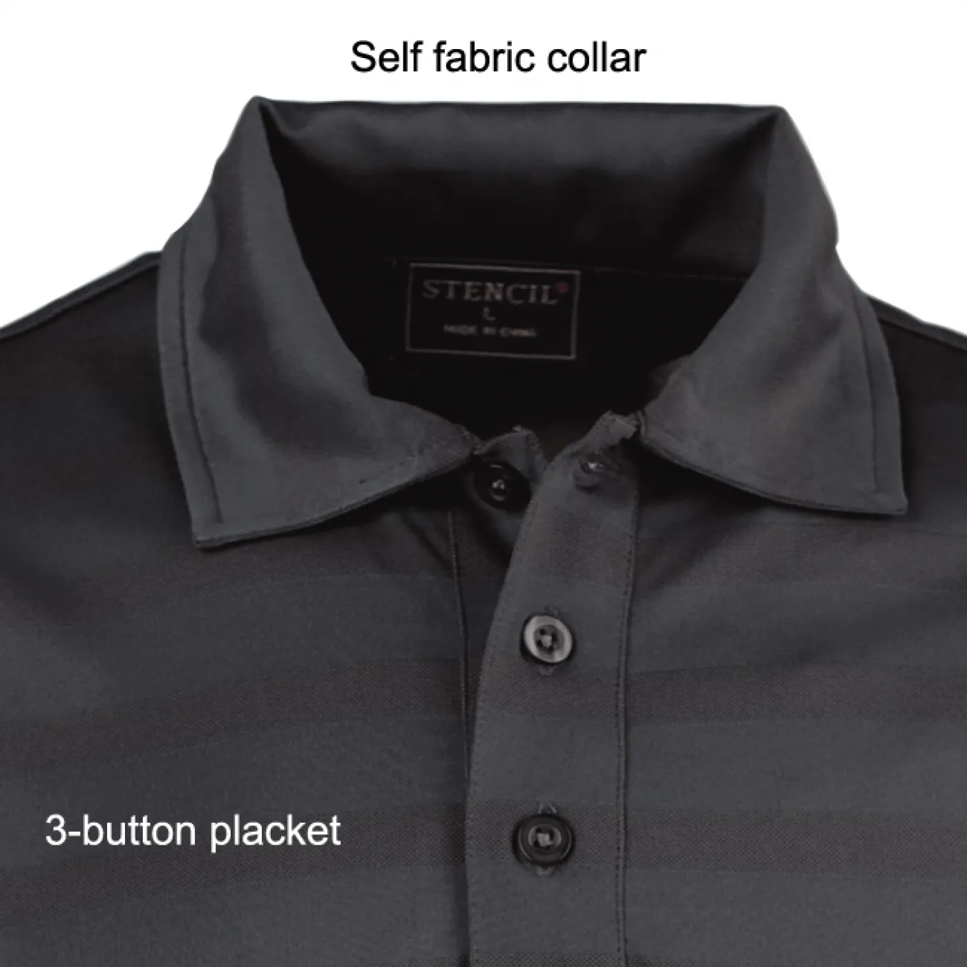 Stencil 1053 Mens Ice Cool Short Sleeve Polo
