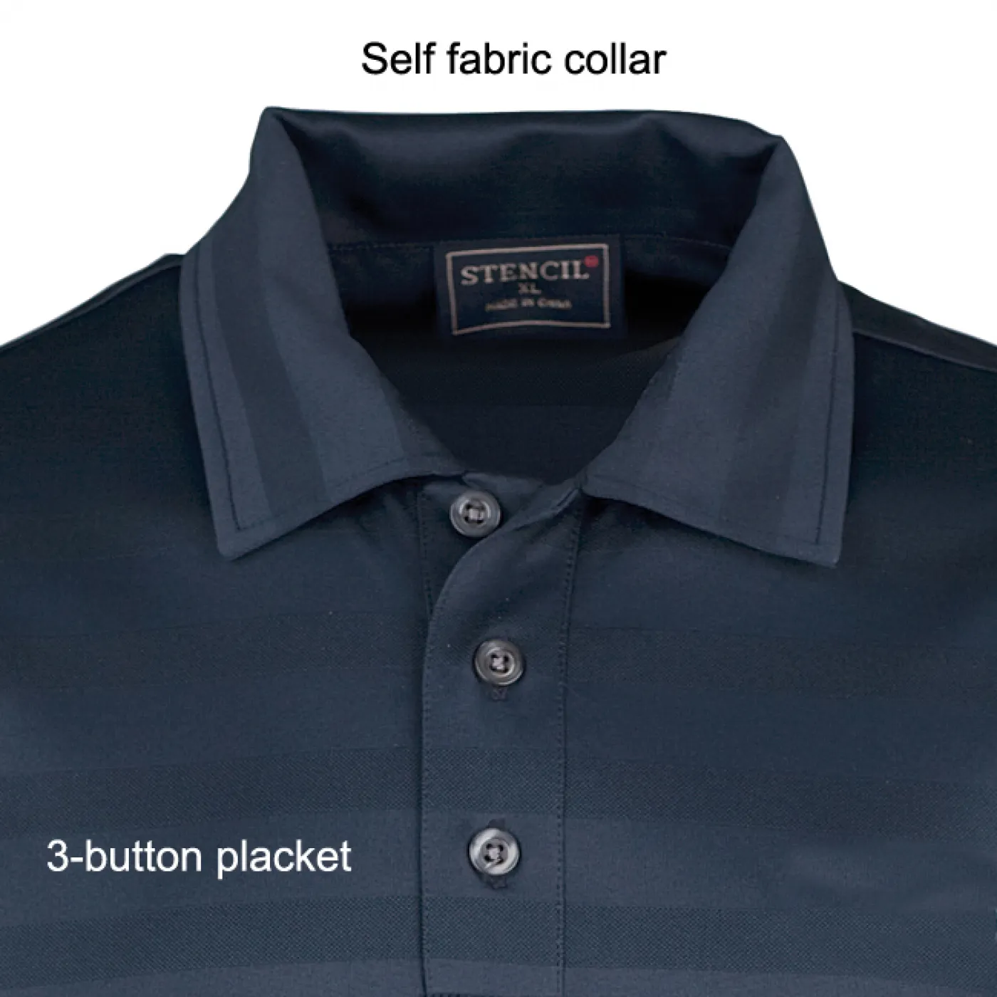 Stencil 1053 Mens Ice Cool Short Sleeve Polo