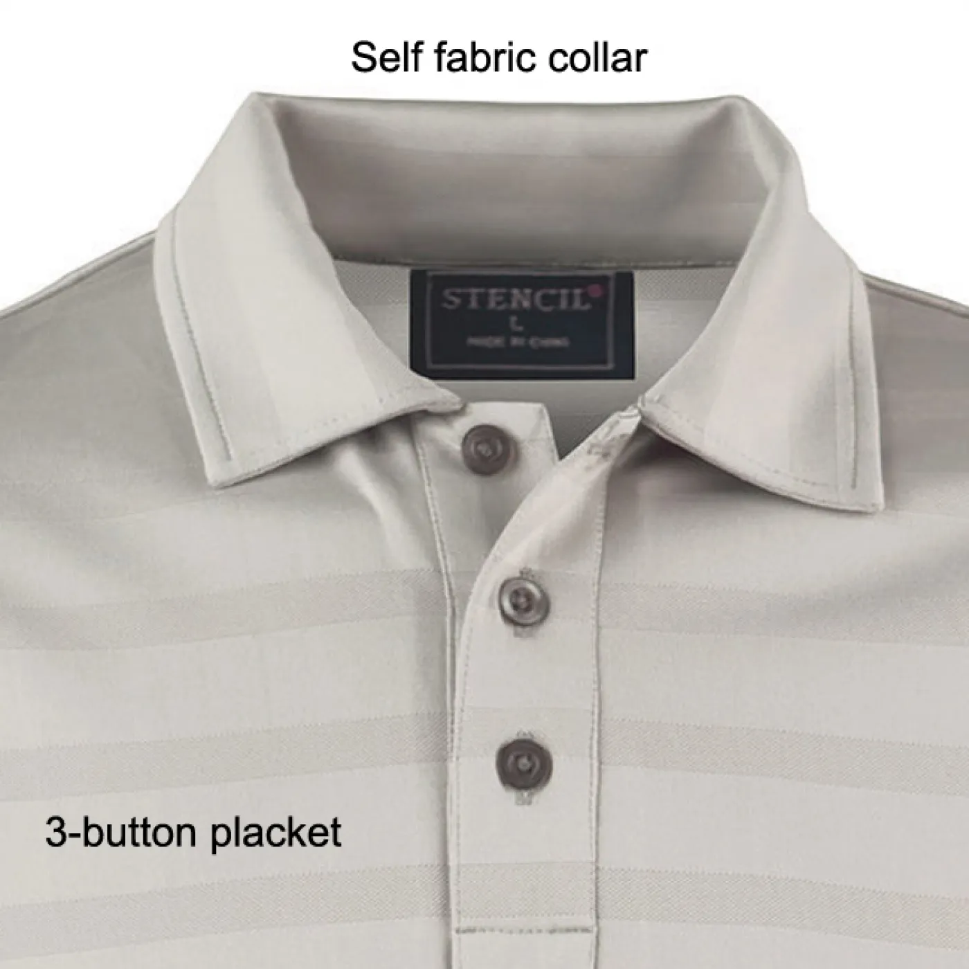 Stencil 1053 Mens Ice Cool Short Sleeve Polo
