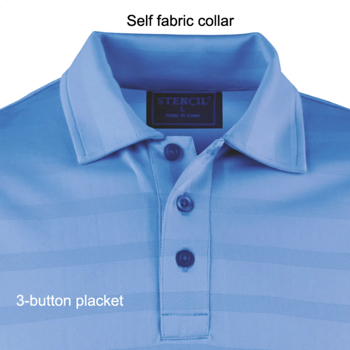 Stencil 1053 Mens Ice Cool Short Sleeve Polo