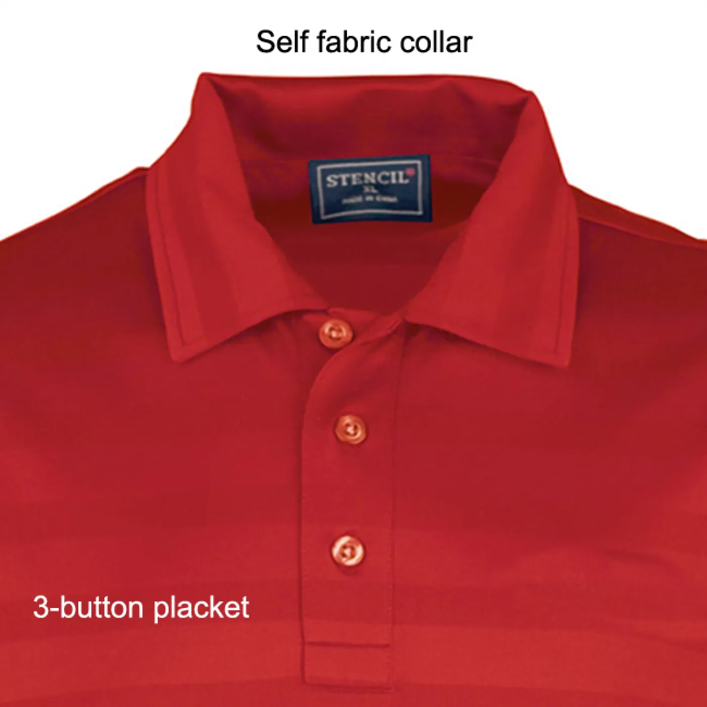 Stencil 1053 Mens Ice Cool Short Sleeve Polo