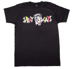 Stray Cats Chest Logo T-Shirt