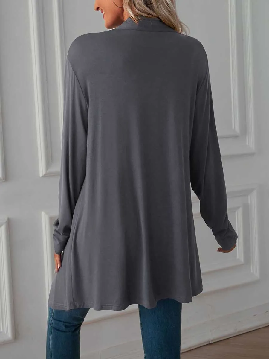 Stunncal Long Sleeve Cardigan Jacket Long Top