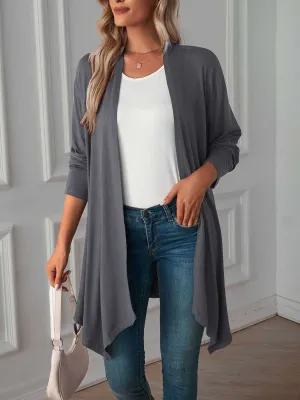 Stunncal Long Sleeve Cardigan Jacket Long Top