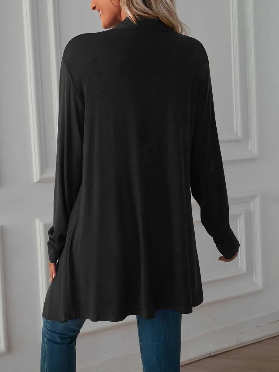 Stunncal Long Sleeve Cardigan Jacket Long Top