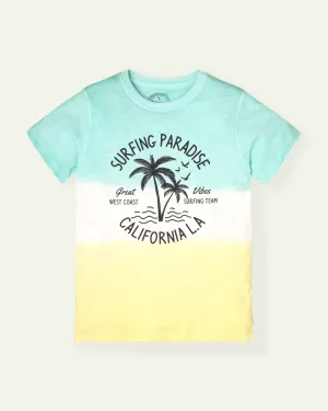 Surfing Paradise Three Toned T-Shirt
