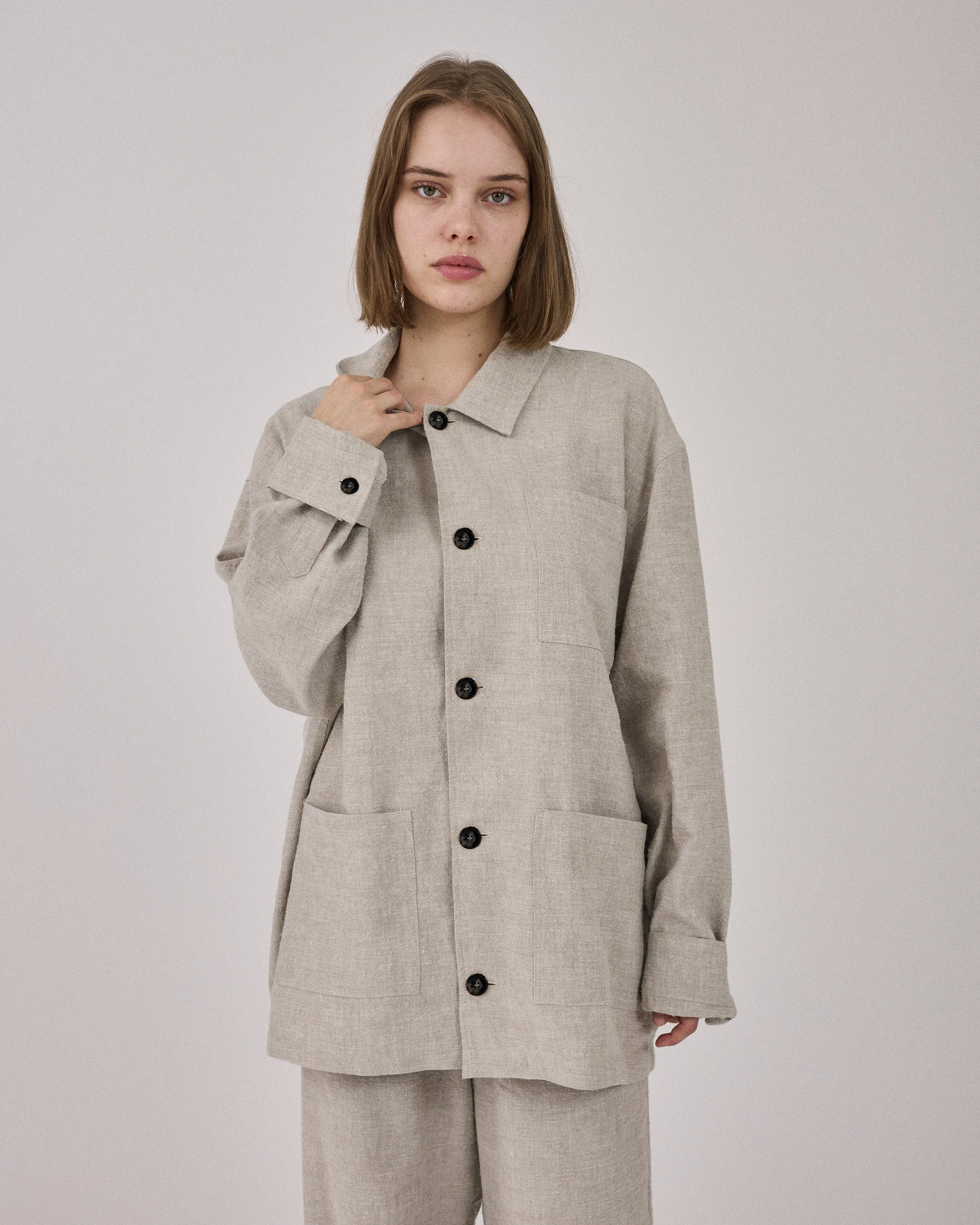 Sway Overshirt Linen/Silk