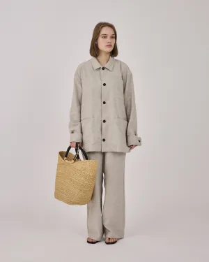Sway Overshirt Linen/Silk