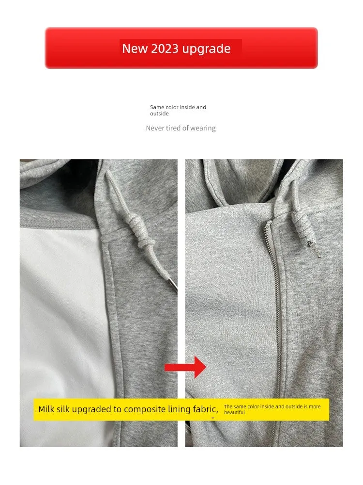 Sweatshirt Zipper Cardigan Thin Sports Casual Jacket