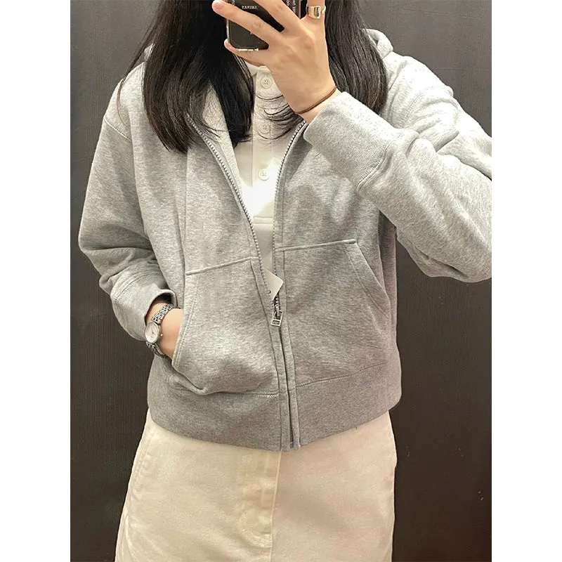 Sweatshirt Zipper Cardigan Thin Sports Casual Jacket