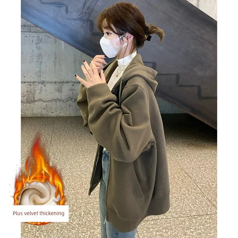 Sweatshirt Zipper Cardigan Thin Sports Casual Jacket