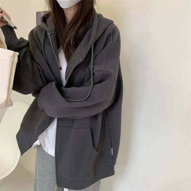 Sweatshirt Zipper Cardigan Thin Sports Casual Jacket