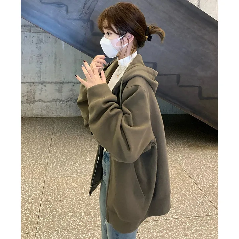 Sweatshirt Zipper Cardigan Thin Sports Casual Jacket