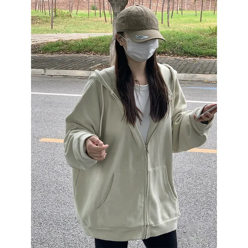 Sweatshirt Zipper Cardigan Thin Sports Casual Jacket
