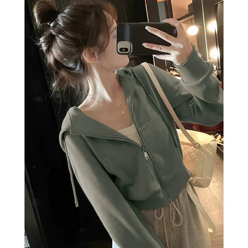 Sweatshirt Zipper Cardigan Thin Sports Casual Jacket