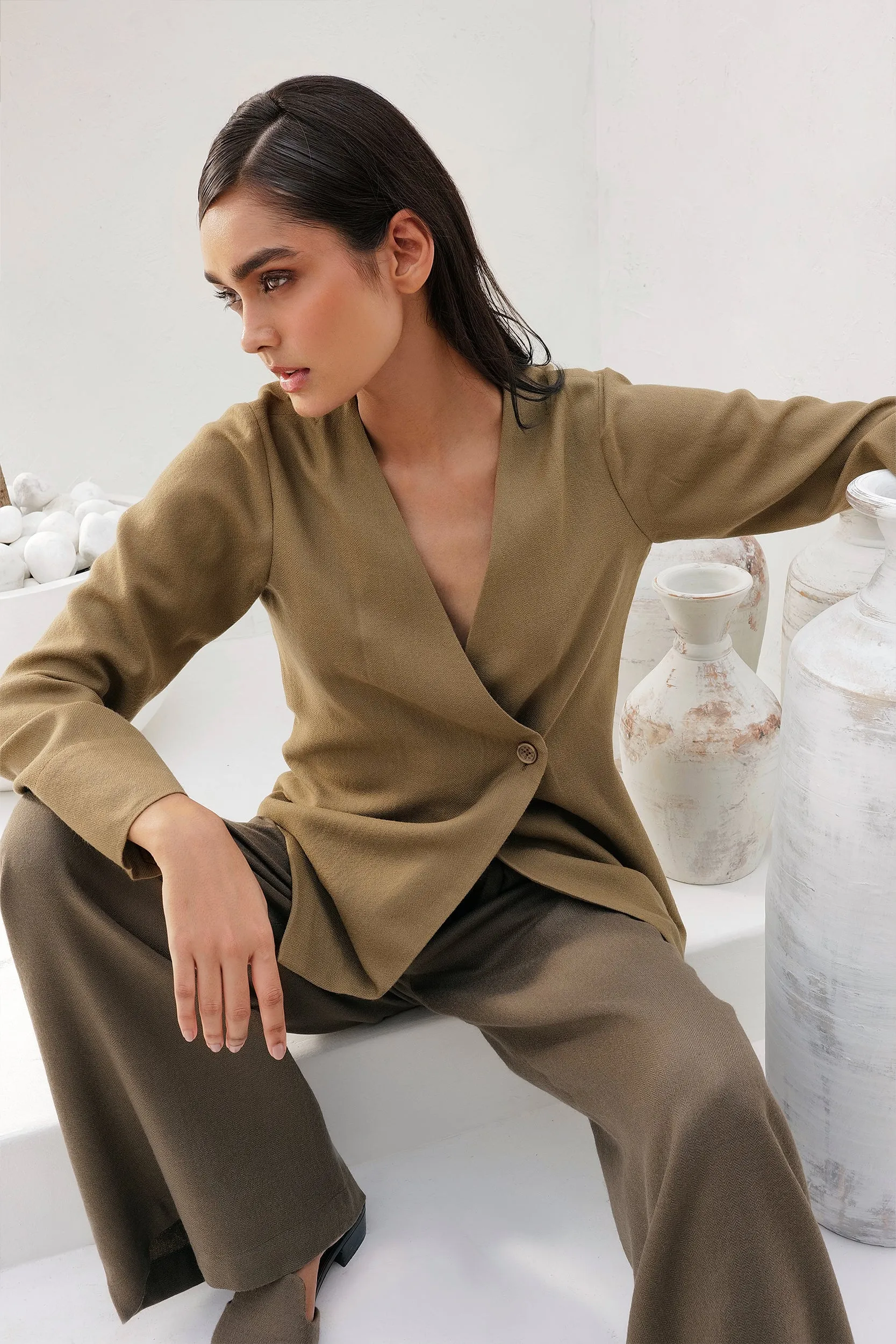 Sweden Woollen Top (Clay)