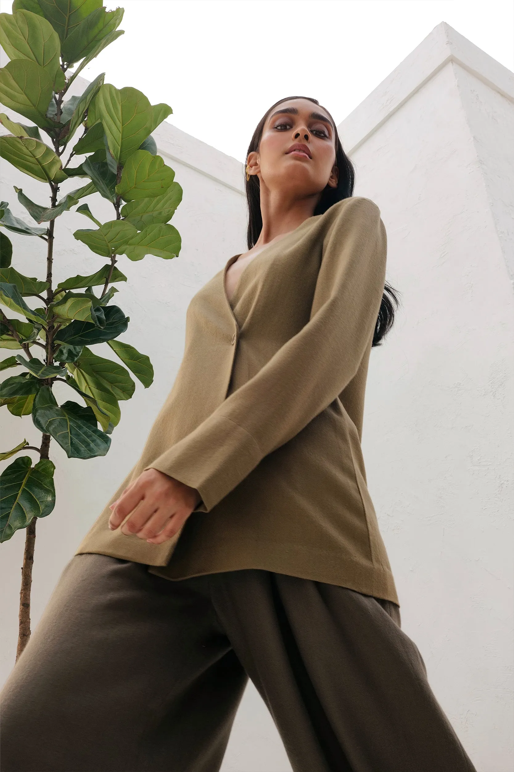 Sweden Woollen Top (Clay)