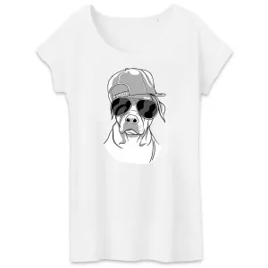 T-Shirt- BIO- COOL DOG- Damen