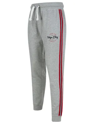Taper Cuffed Tracksuit Pants Grey Marl