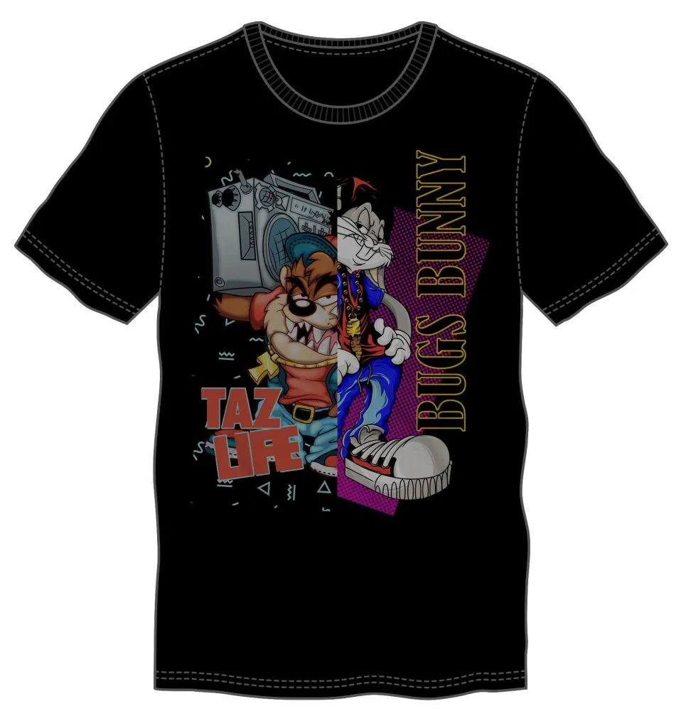 Taz Life & Bugs Bunny Hip Hop T-Shirt