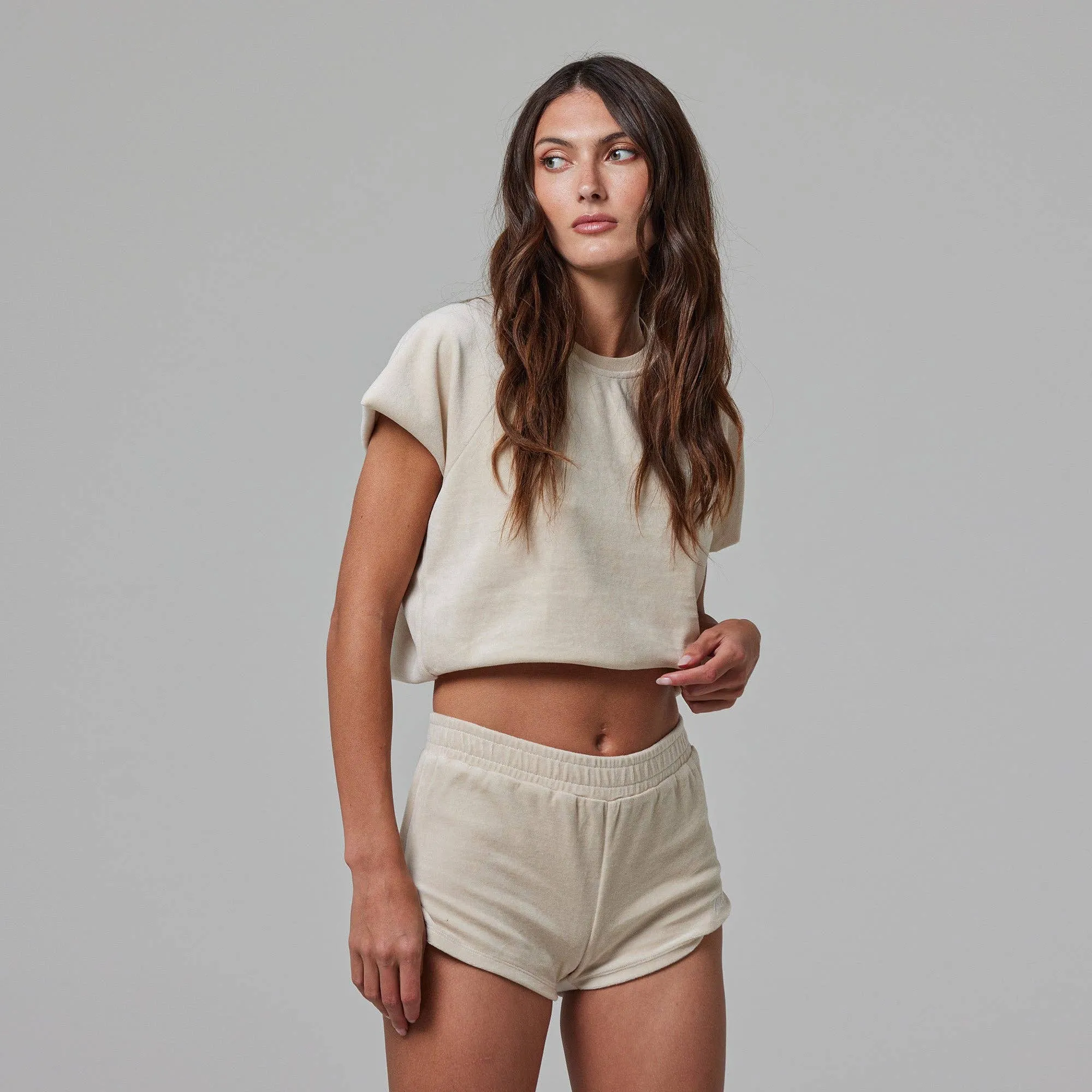 Terry Cloth Raglan Tee