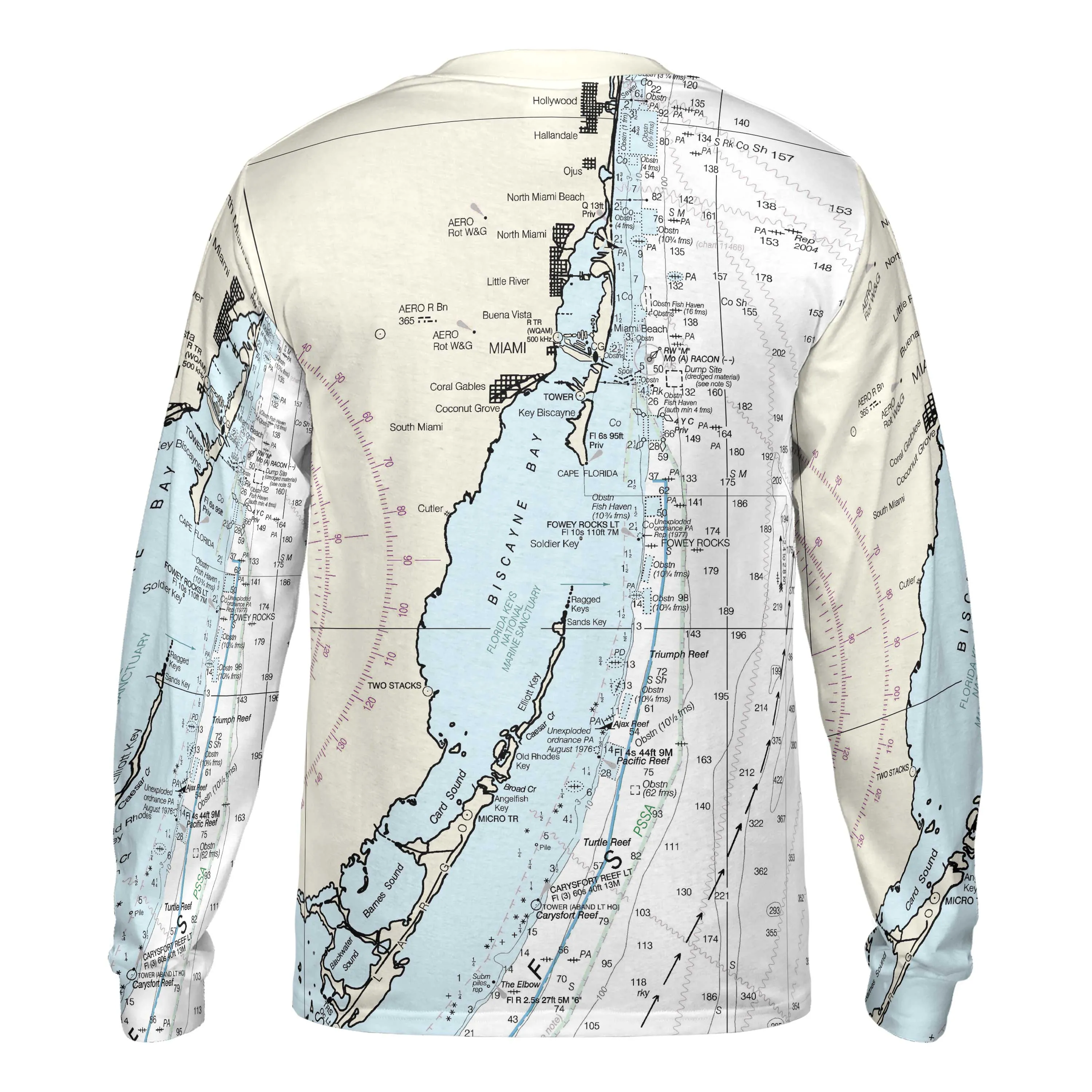 The Biscayne Bay Navigator Long Sleeve Tee