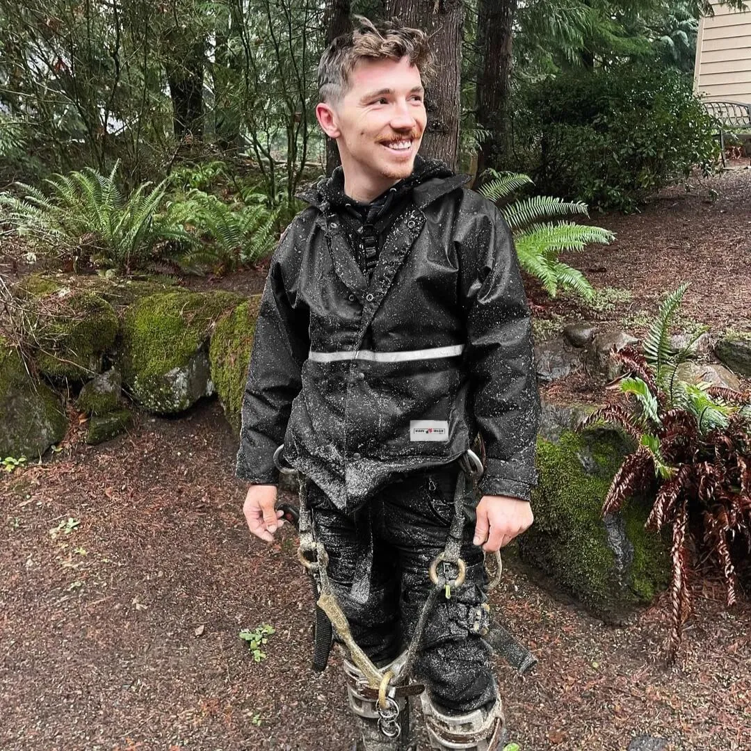 The Black Edition Unlined Waterproof Rain Jacket