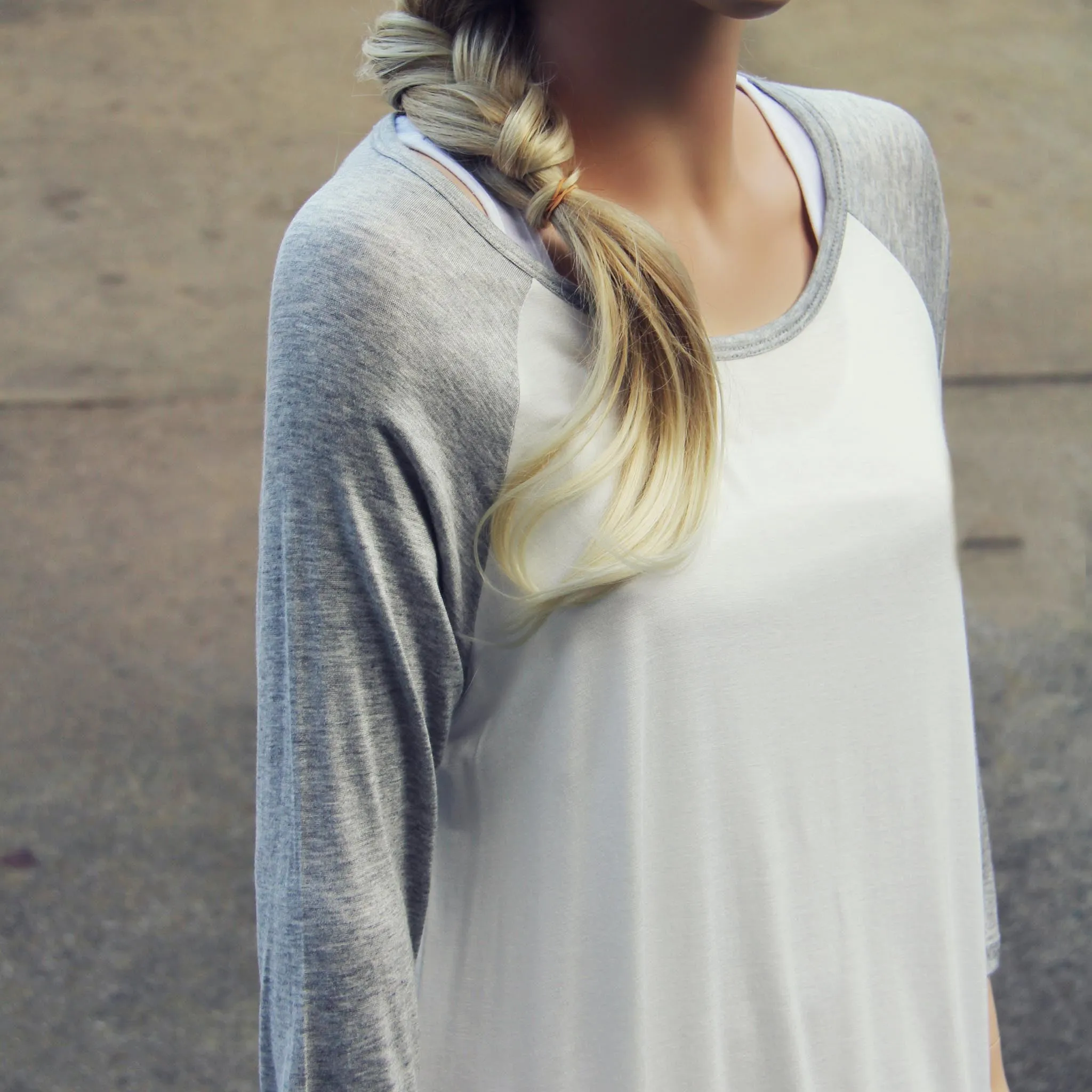 The Game Day Tee in Gray
