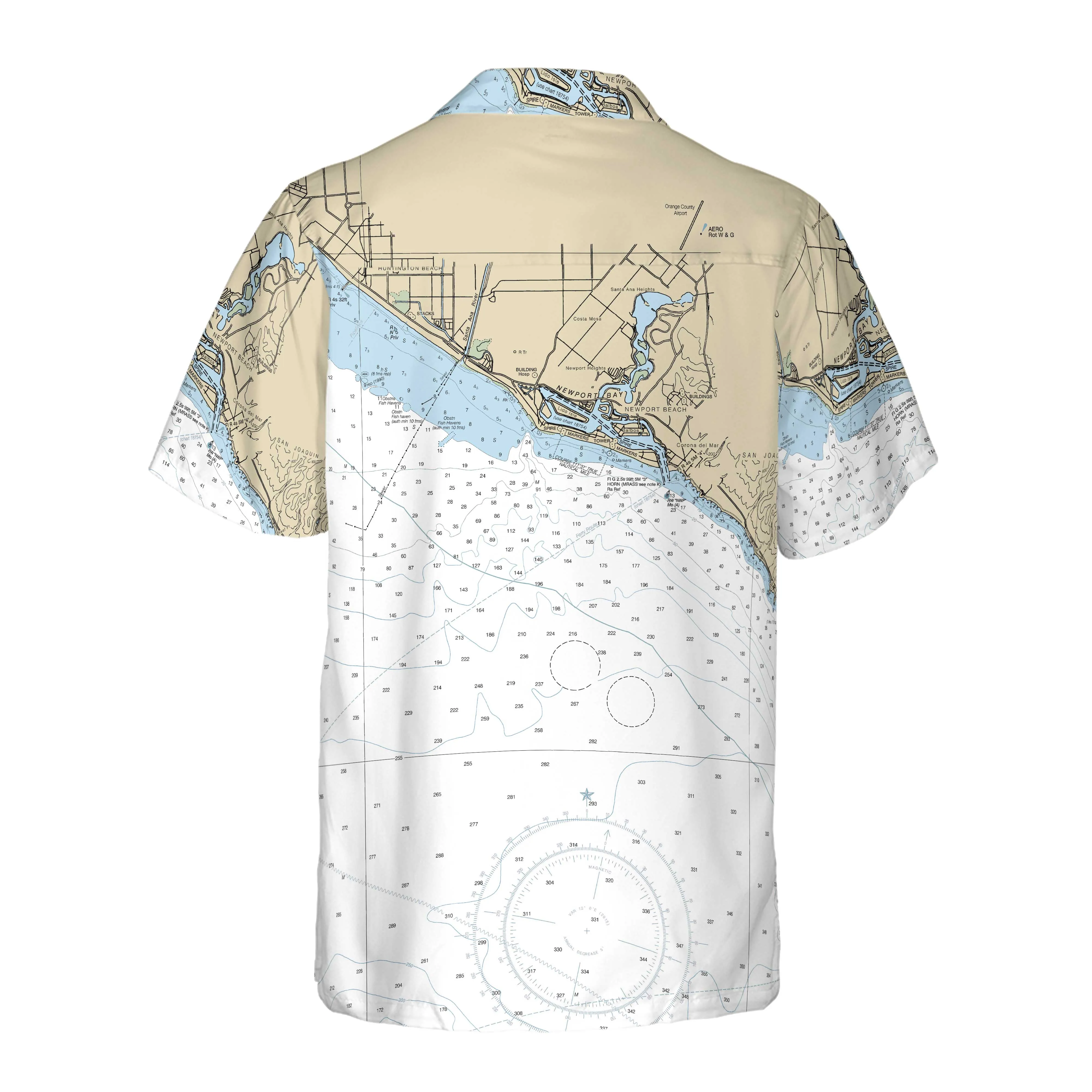 The Newport Beach Coconut Button Camp Shirt