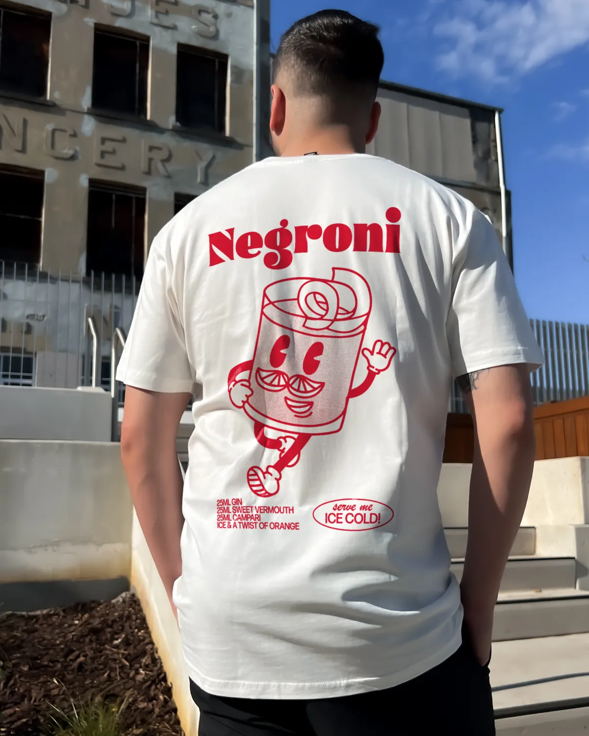 Threadheads - Negroni T-Shirt: Natural / Women's / L