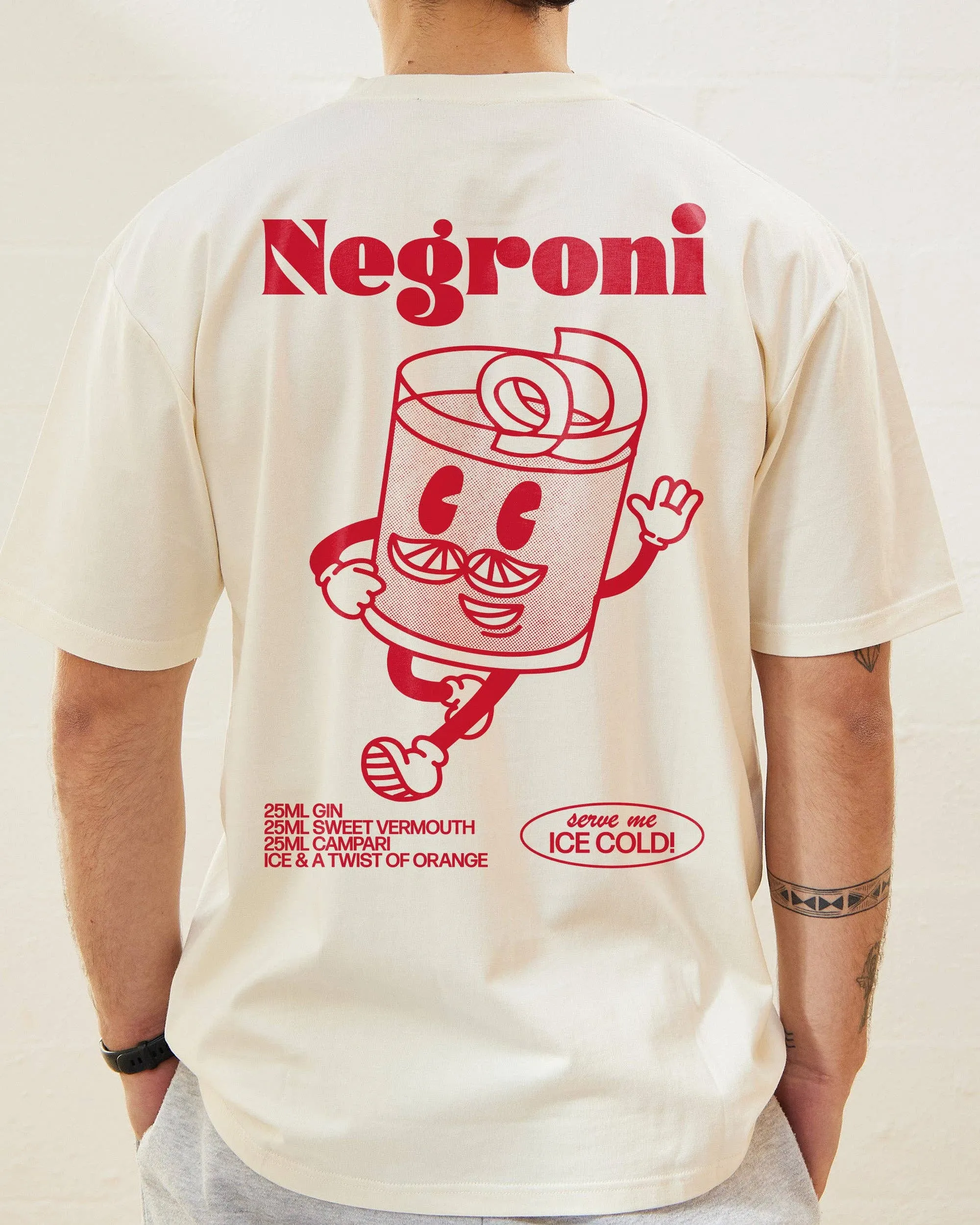 Threadheads - Negroni T-Shirt: Natural / Women's / L