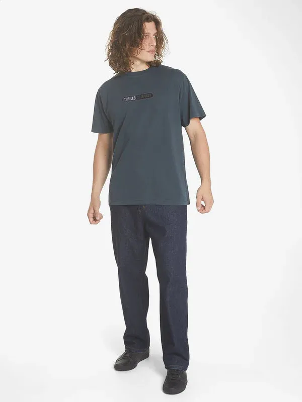 THRILLS LOVE FROM ABOVE MERCH FIT TEE PETROL