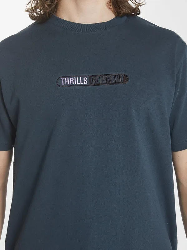 THRILLS LOVE FROM ABOVE MERCH FIT TEE PETROL