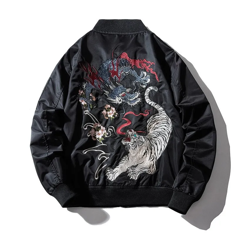 Tiger vs Dragon Bomber Jacket