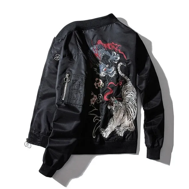 Tiger vs Dragon Bomber Jacket