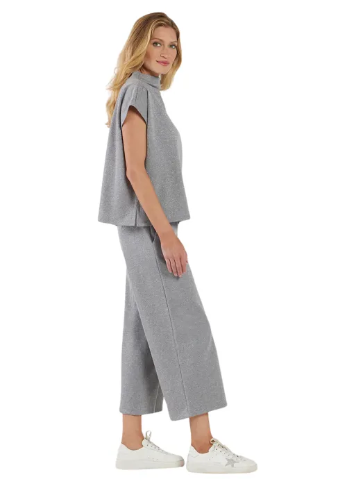 TILLIE TOP - GREY SPARKLE