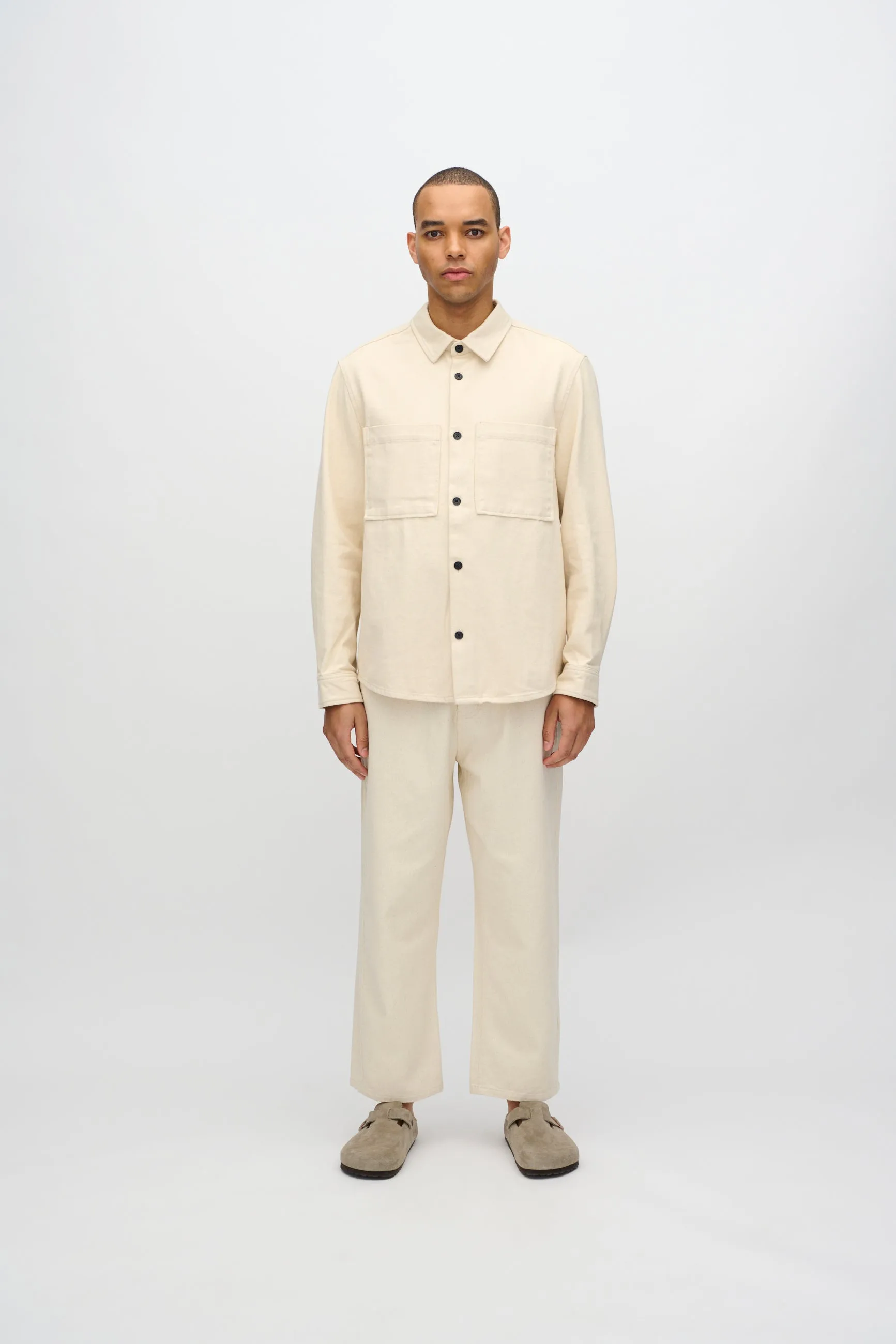 Titan overshirt 4113 - Brown Rice